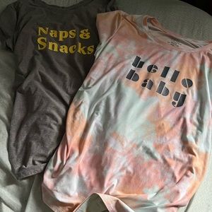 Maternity tee shirts bundle